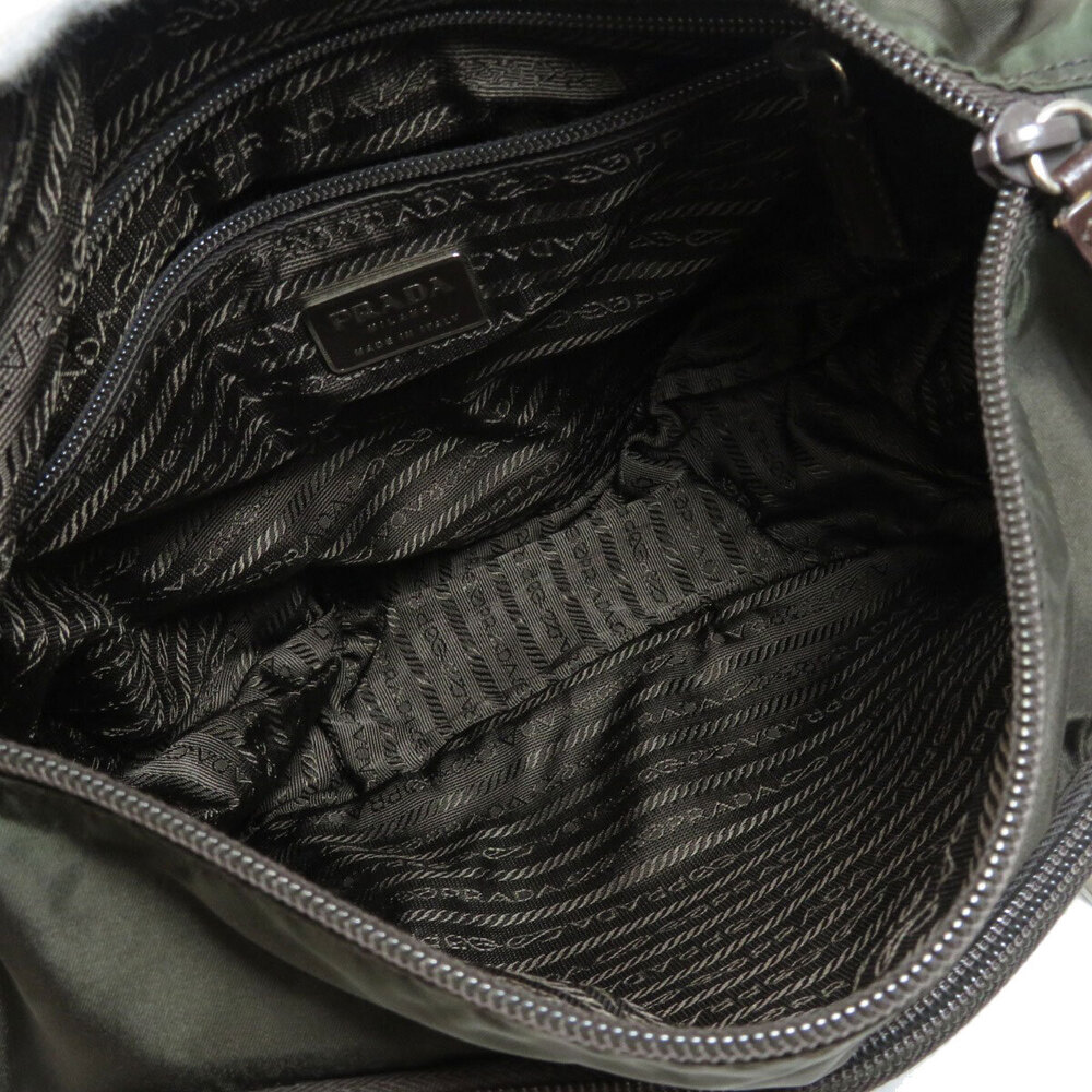 Prada logo plate Black Shoulder Crossbody bag - Picture 5 of 11
